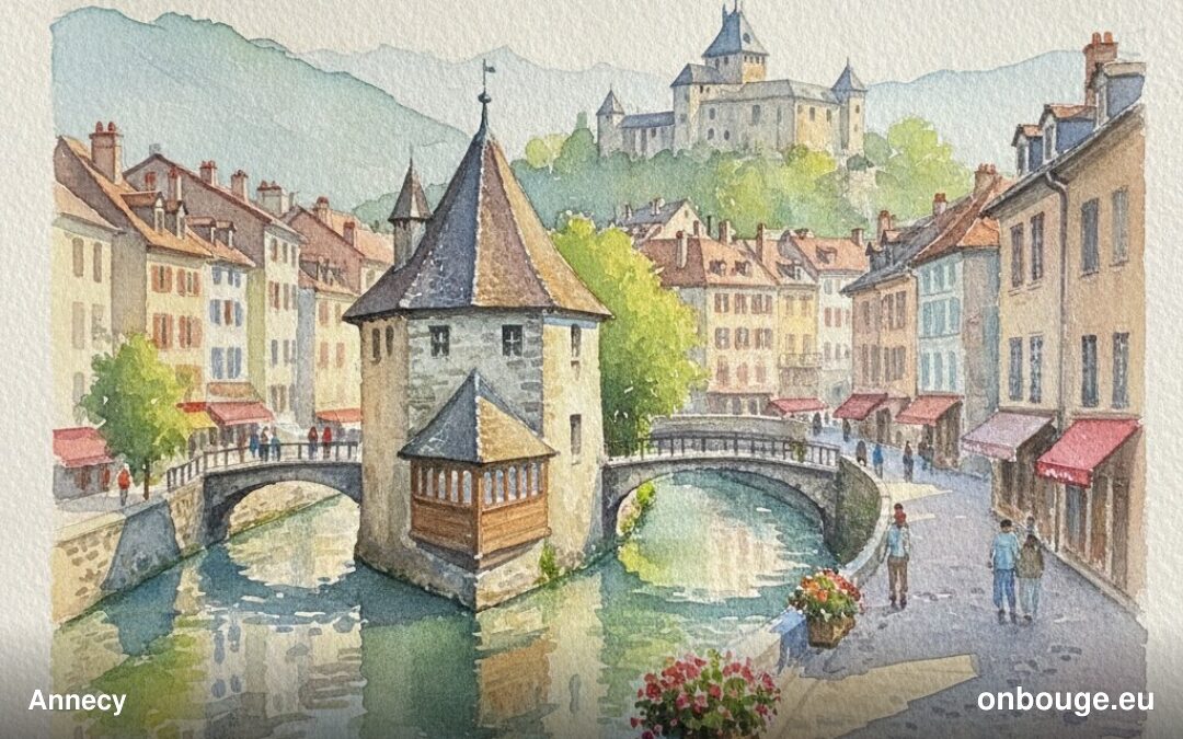 Aquarelle de Annecy
