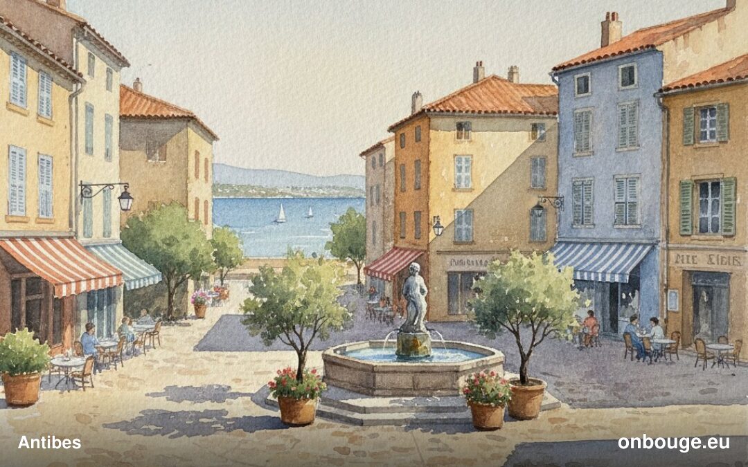 Aquarelle de Antibes