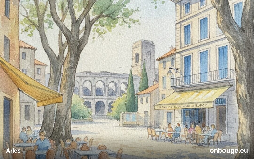 Aquarelle de Arles