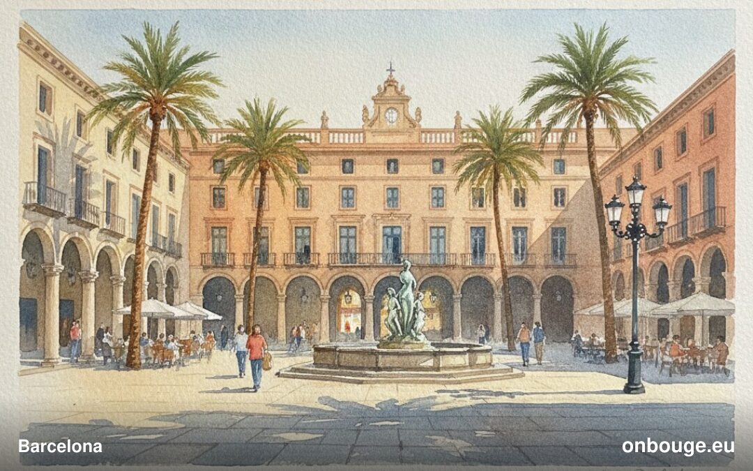 Aquarelle de Barcelona, Espagne