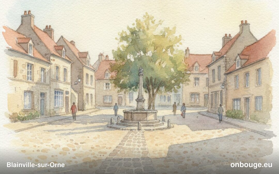 Aquarelle de Blainville-sur-Orne