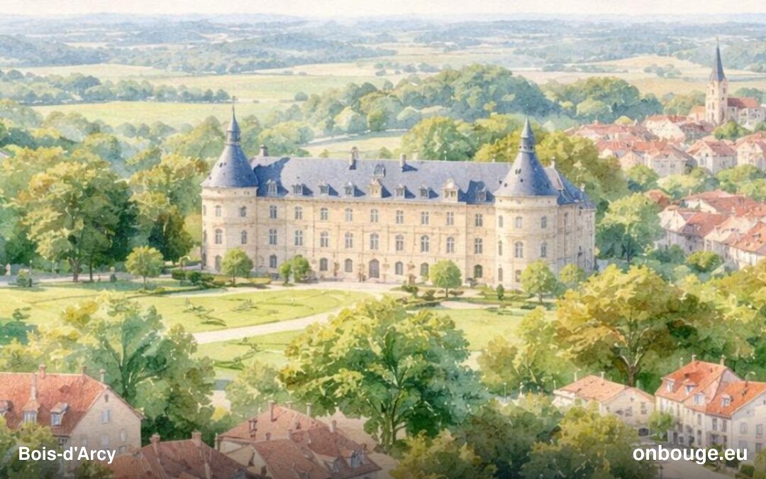 Aquarelle de Bois-d'Arcy
