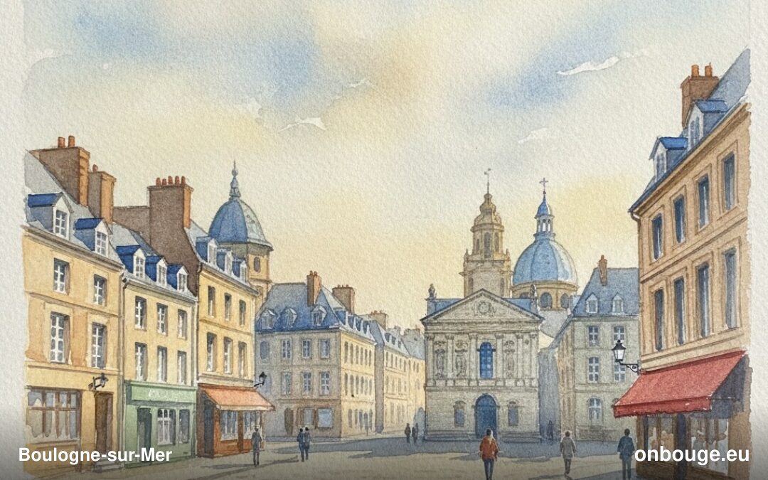 Aquarelle de Boulogne-sur-Mer