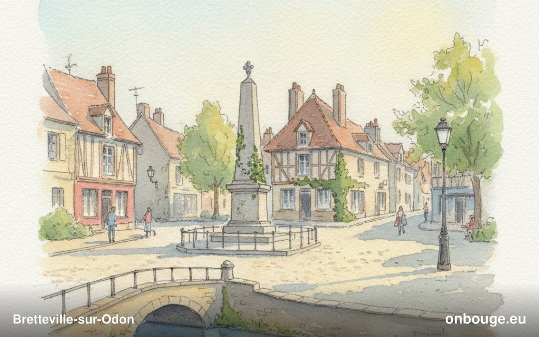 Aquarelle de Bretteville-sur-Odon