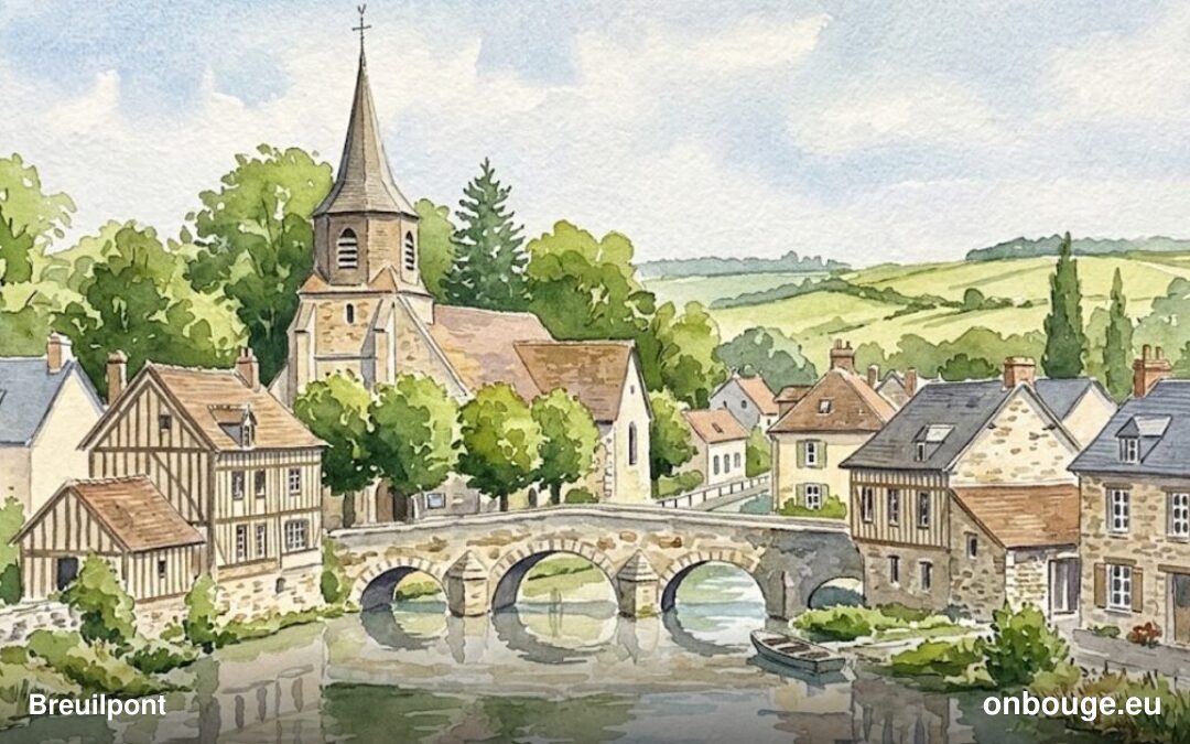 Aquarelle de Breuilpont