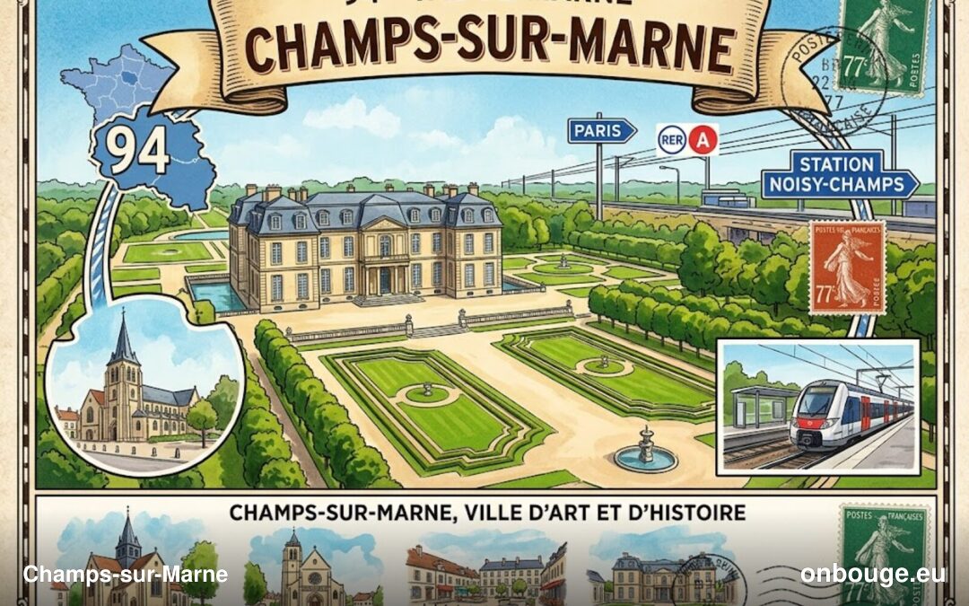 Aquarelle de Champs-sur-Marne