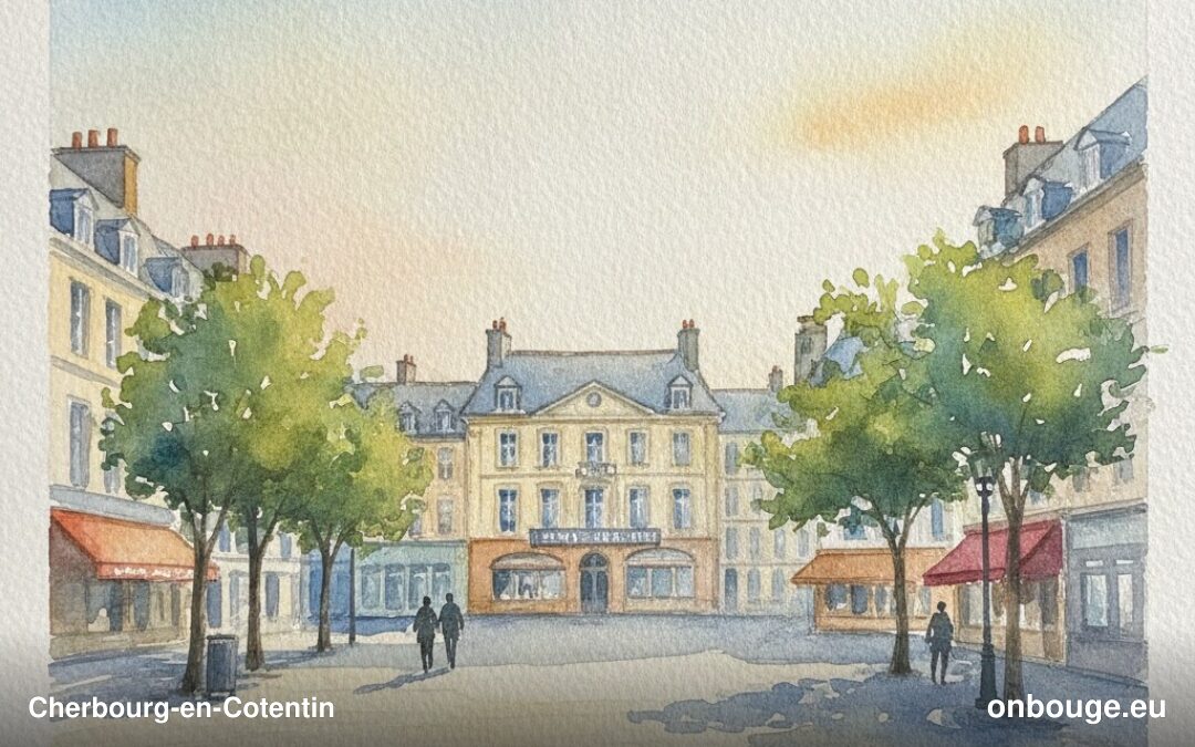 Aquarelle de Cherbourg-en-Cotentin