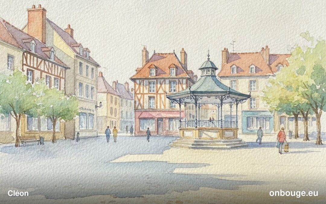 Aquarelle de Cléon
