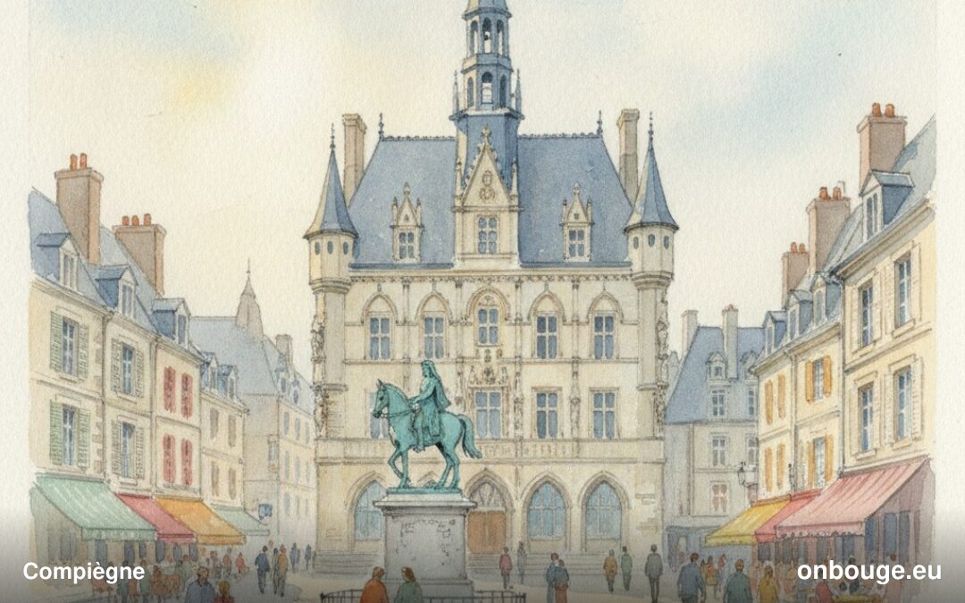 Aquarelle de Compiègne