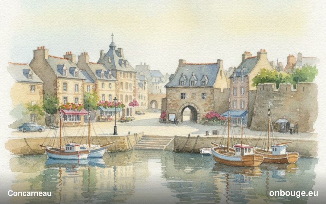 Aquarelle de Concarneau