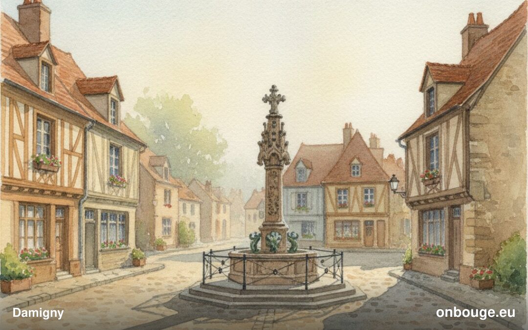 Aquarelle de Damigny