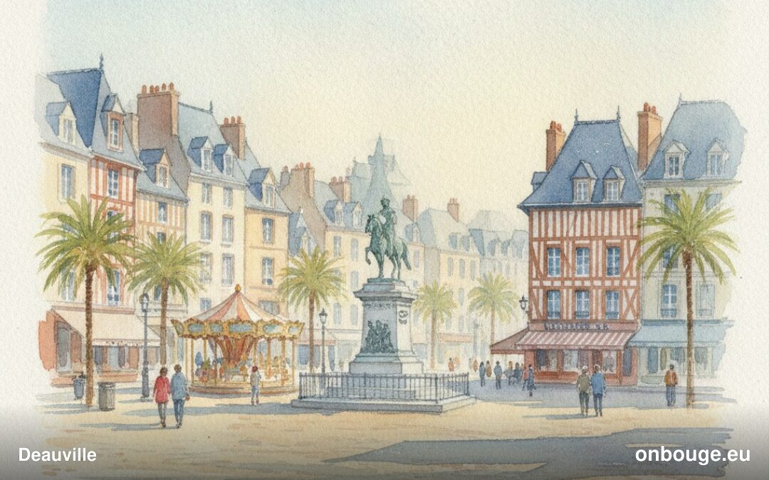 Aquarelle de Deauville