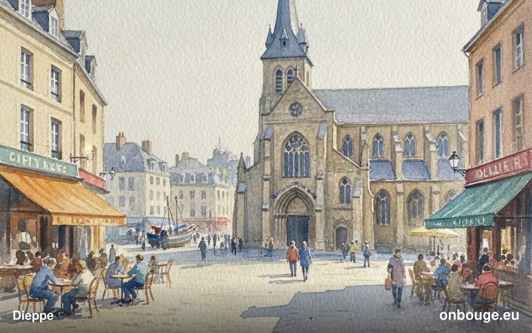 Aquarelle de Dieppe