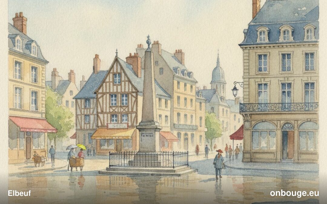 Aquarelle de Elbeuf