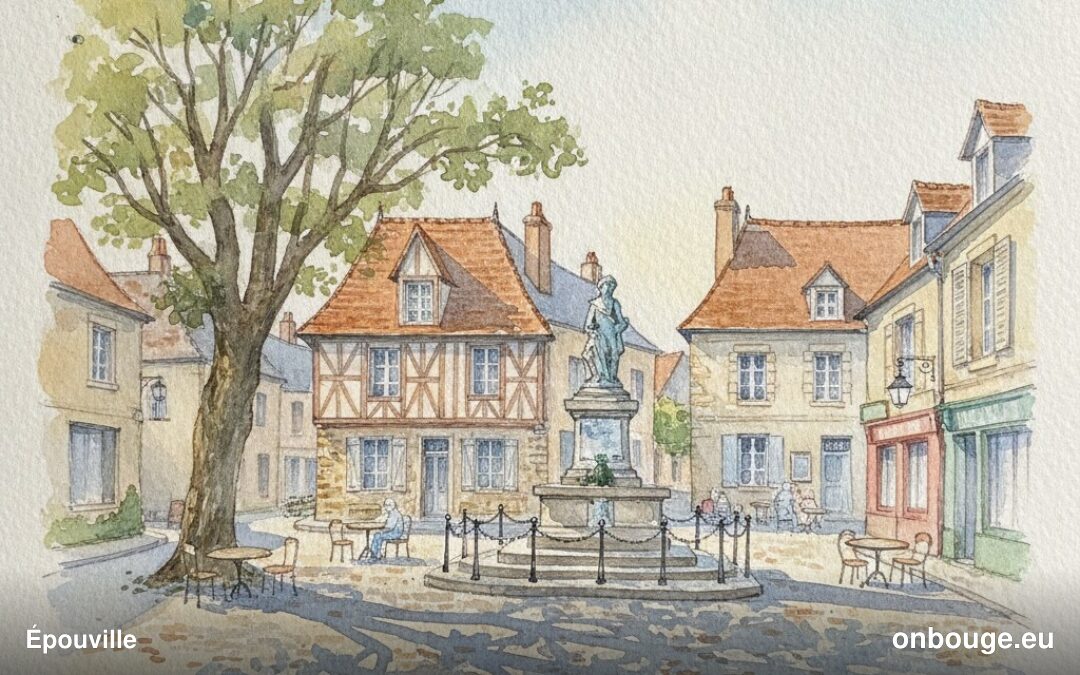 Aquarelle de Épouville
