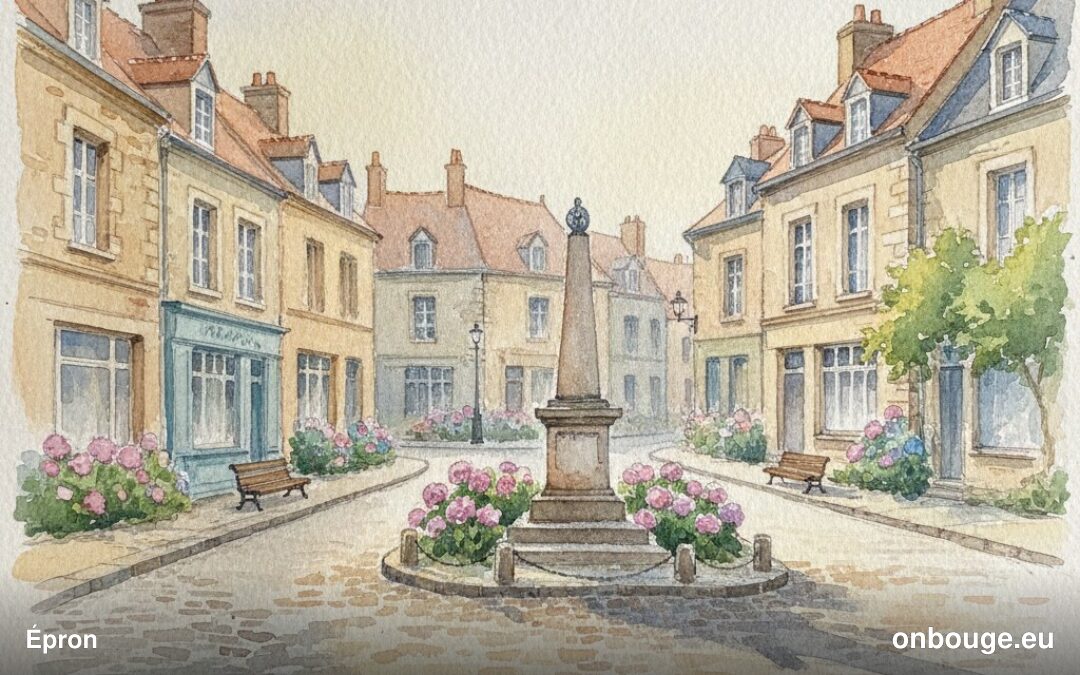 Aquarelle de Épron