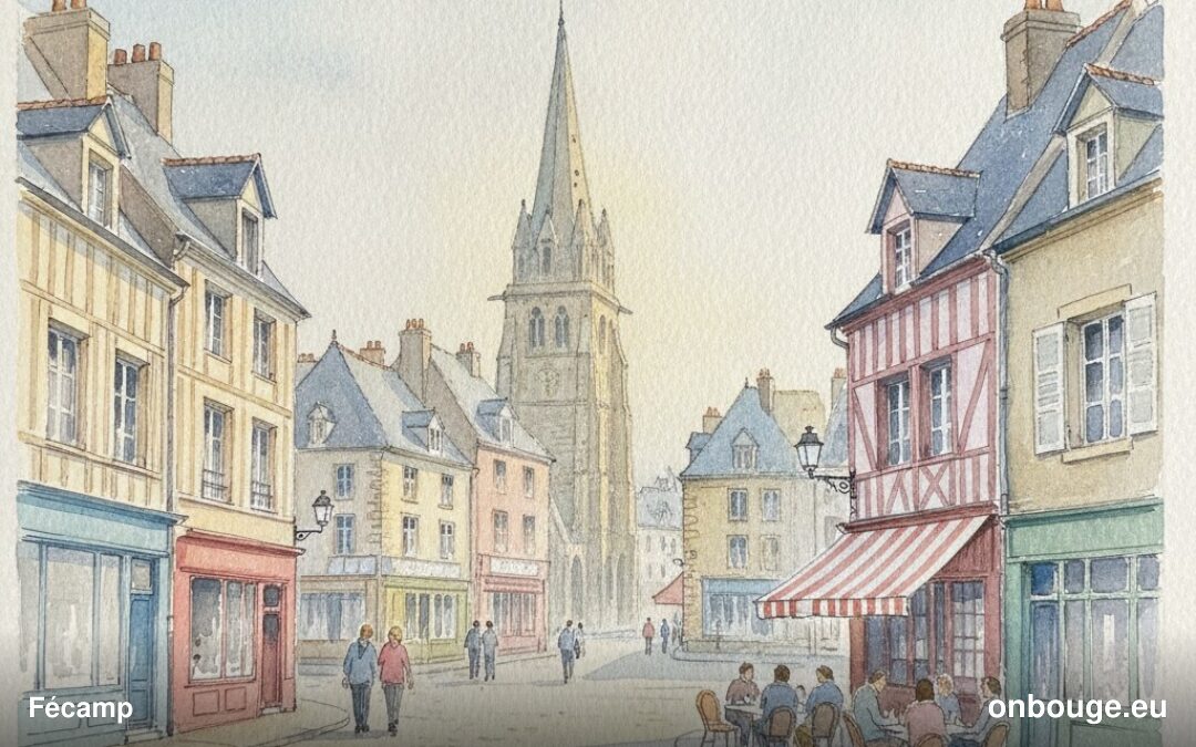 Aquarelle de Fécamp