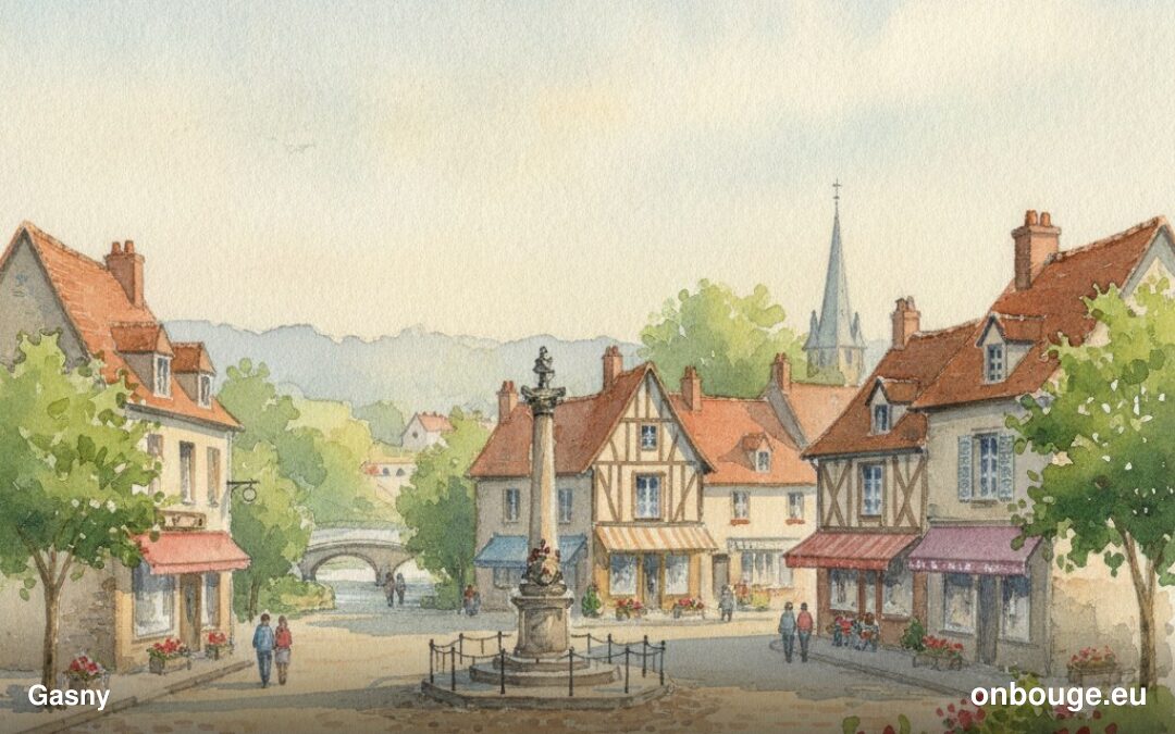 Aquarelle de Gasny