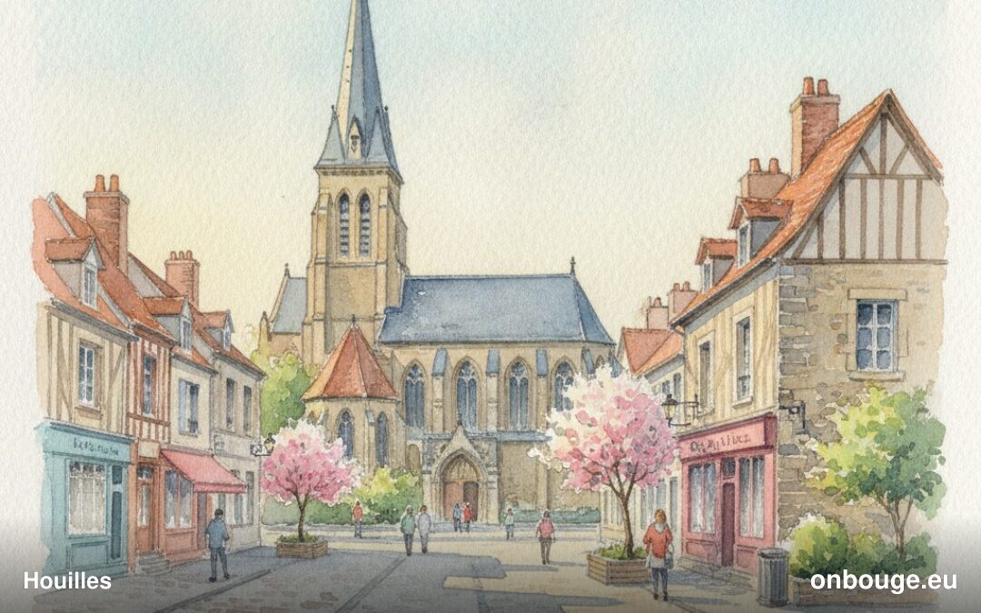 Aquarelle de Houilles