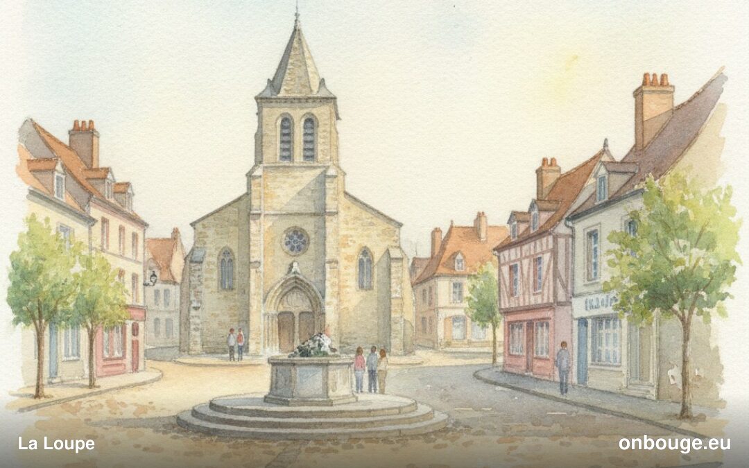 Watercolor of La Loupe
