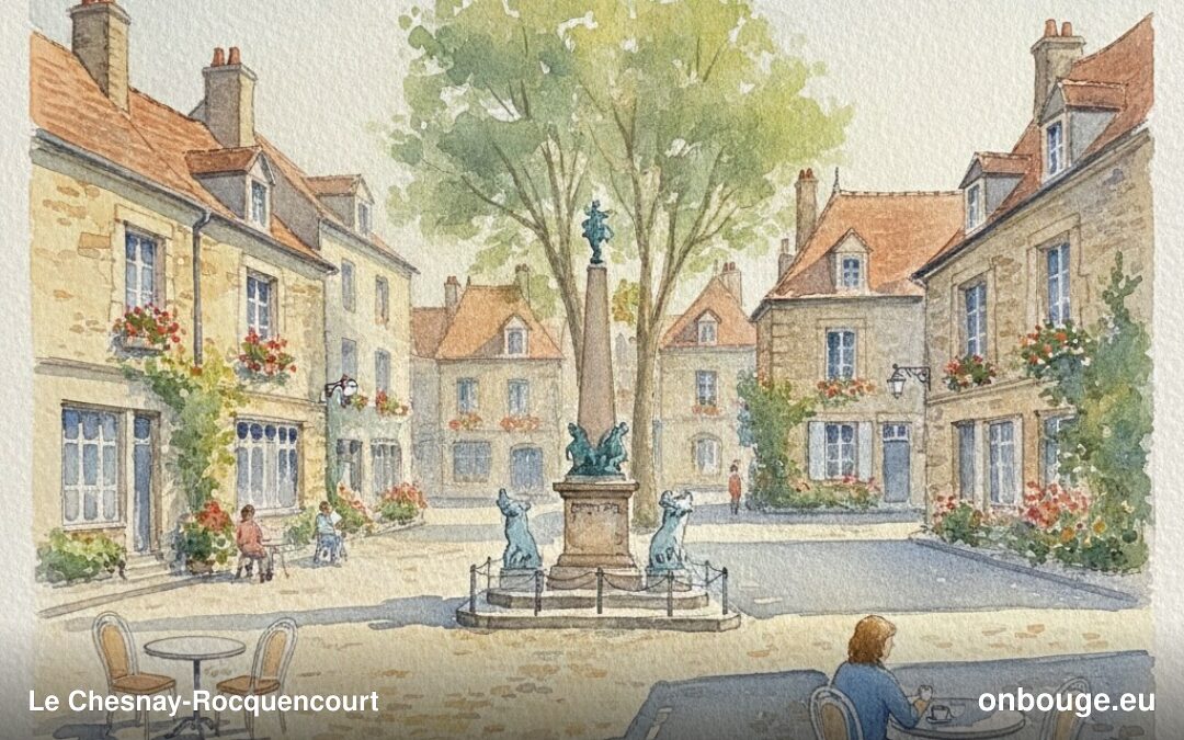 Aquarelle de Le Chesnay-Rocquencourt