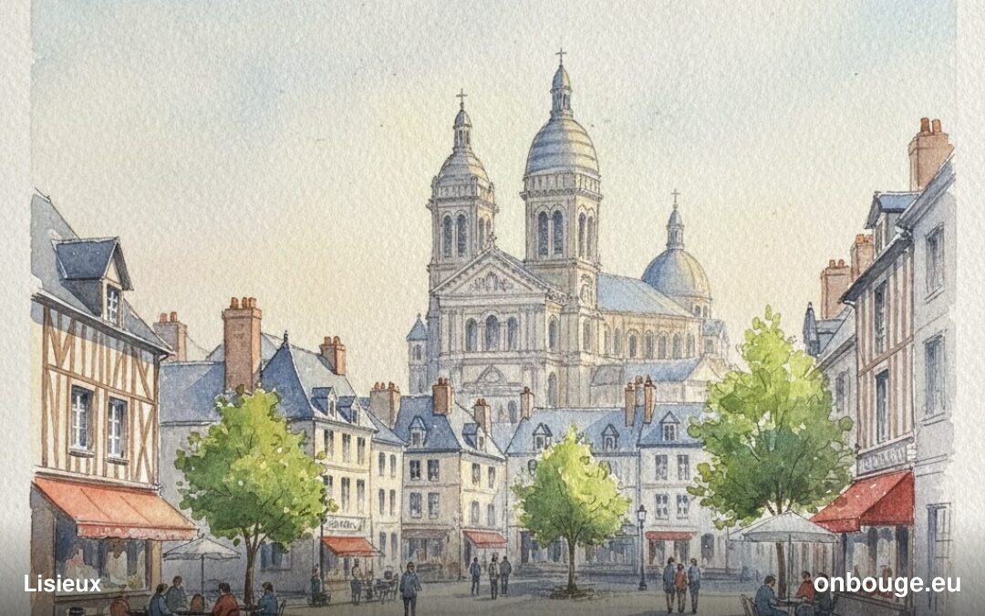 Aquarelle de Lisieux