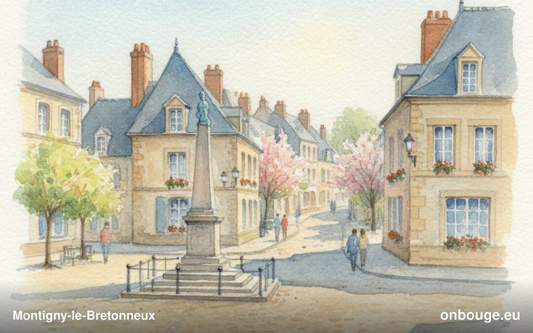 Aquarelle de Montigny-le-Bretonneux