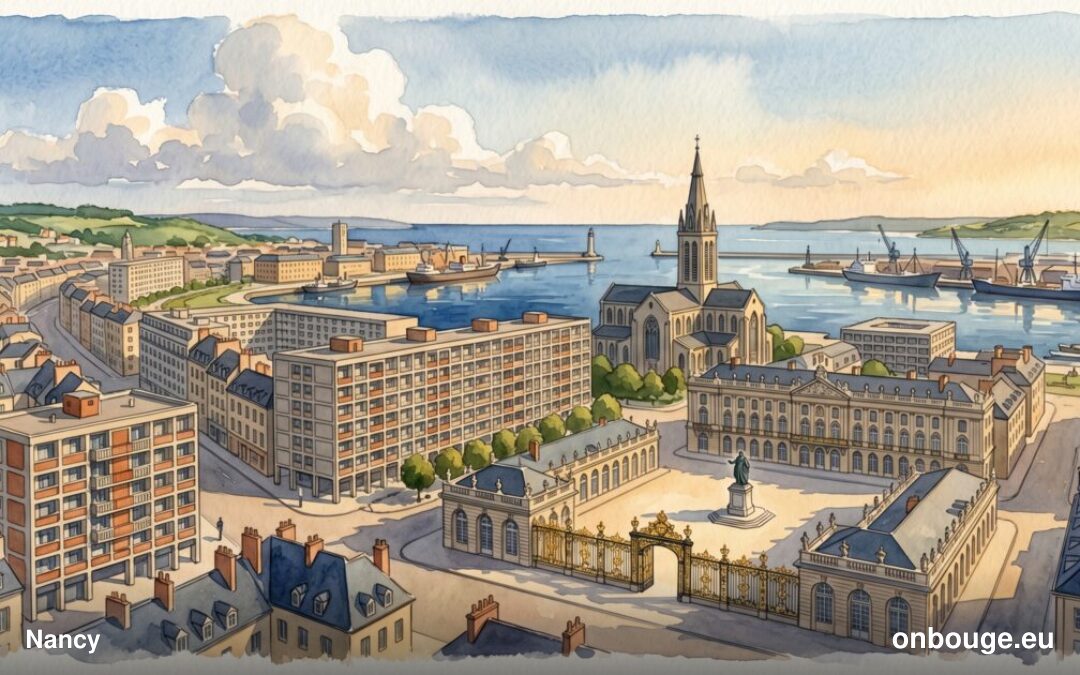 Aquarelle de Nancy