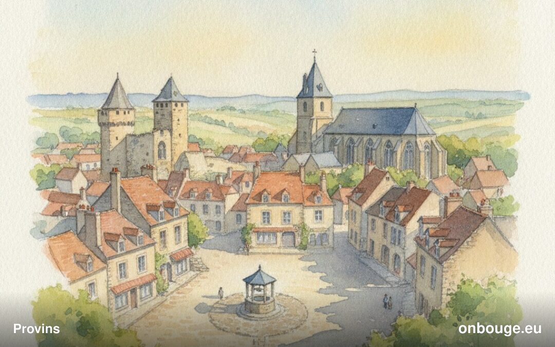 Aquarelle de Provins