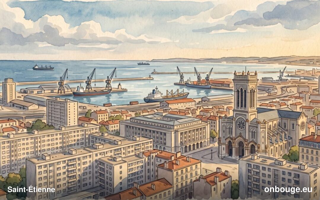 Aquarelle de Saint-Étienne