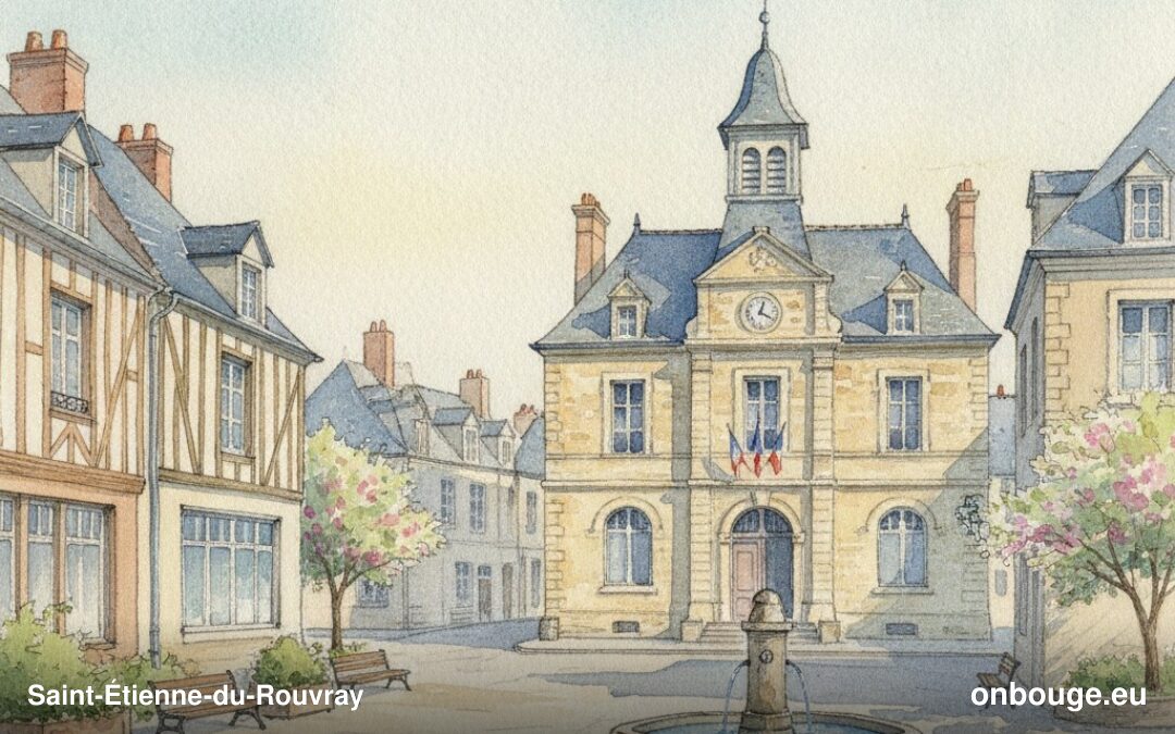Aquarelle de Saint-Étienne-du-Rouvray