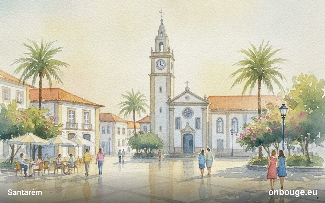 Aguarela de Santarém, Santarém, Portugal