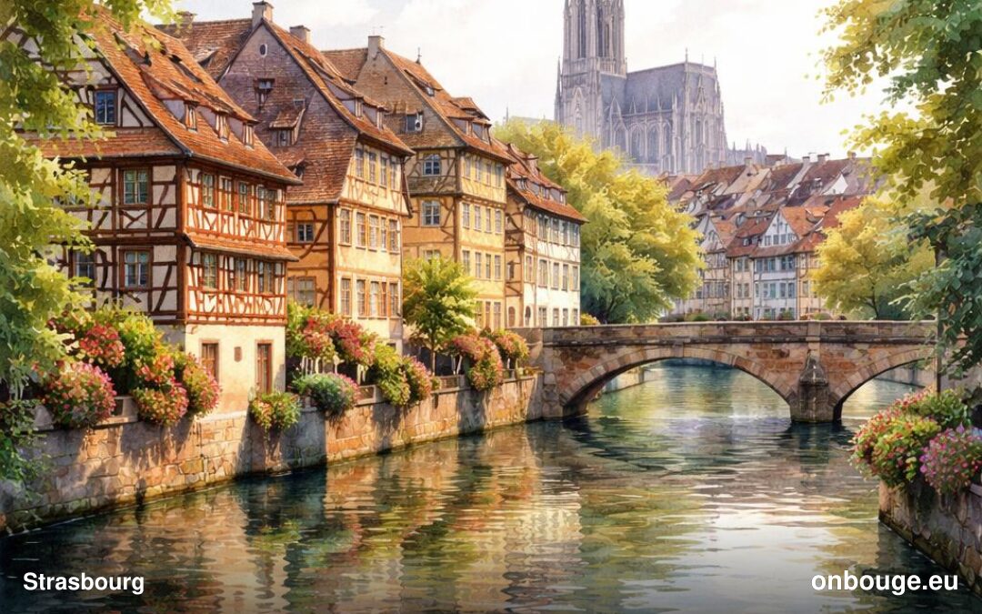 Aquarelle de Strasbourg
