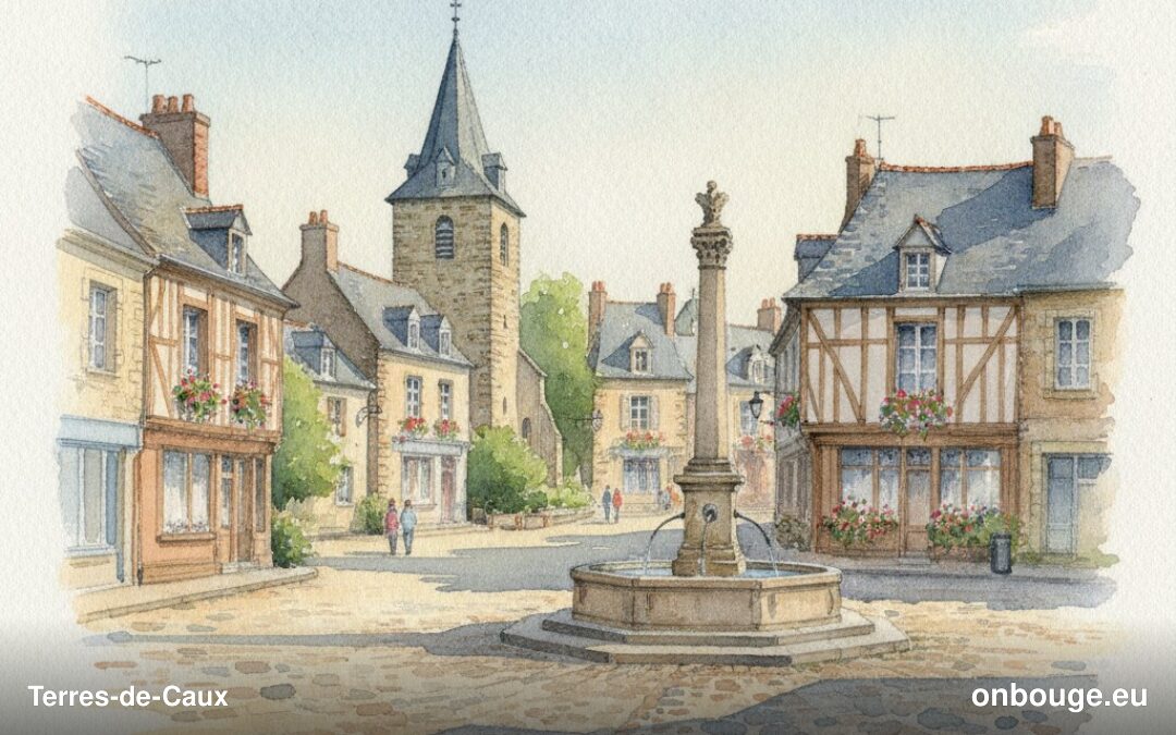Aquarelle de Terres-de-Caux