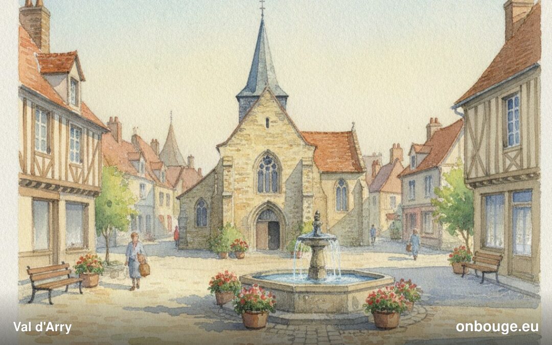 Aquarelle de Val d'Arry