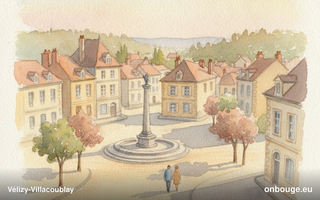 Aquarelle de Vélizy-Villacoublay