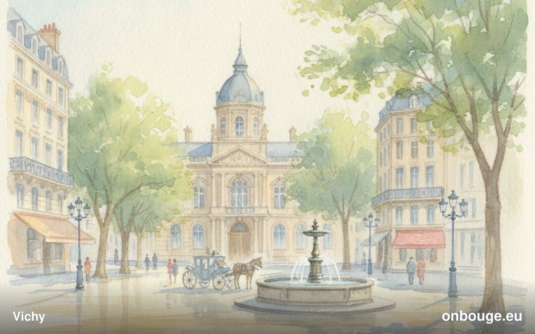 Aquarelle de Vichy