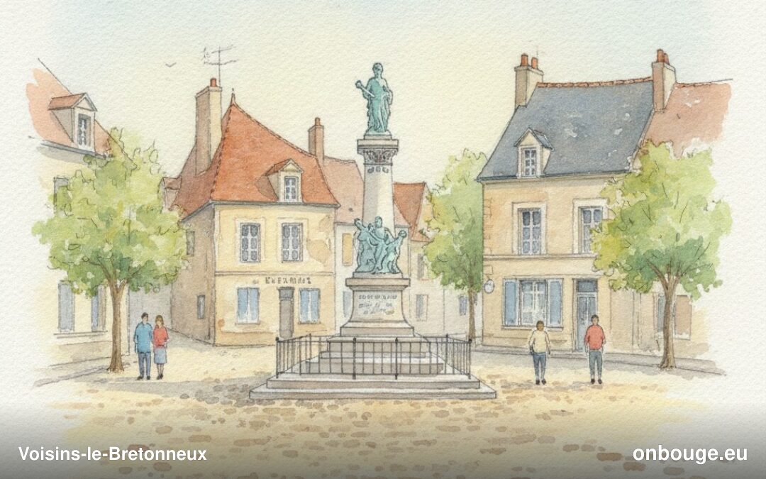 Aquarelle de Voisins-le-Bretonneux