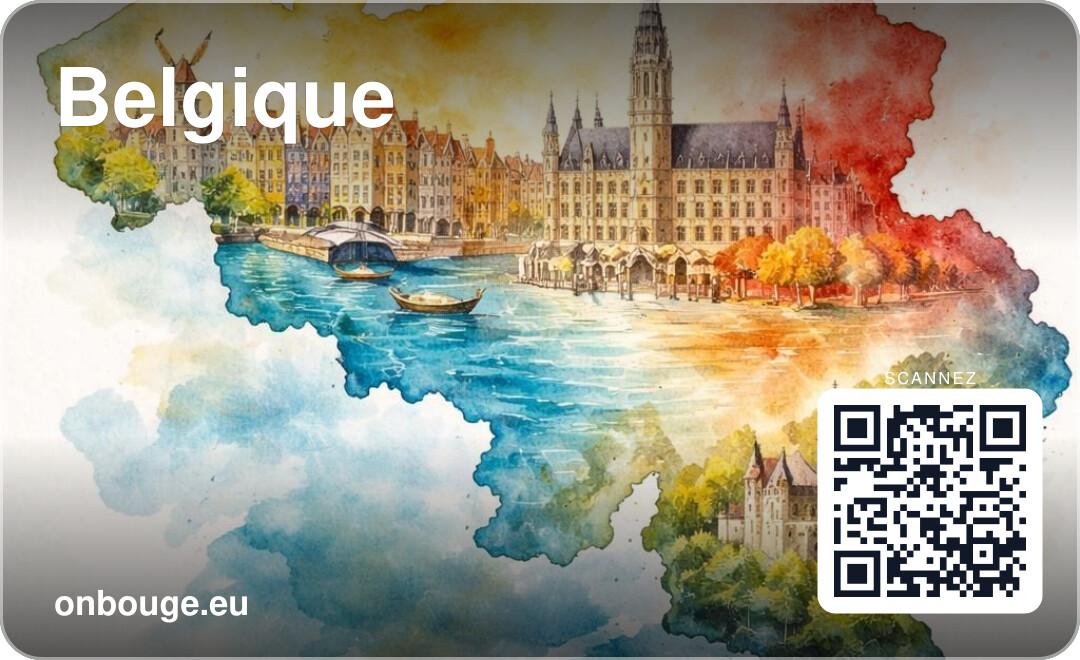 Belgique — carte OnBouge avec QR