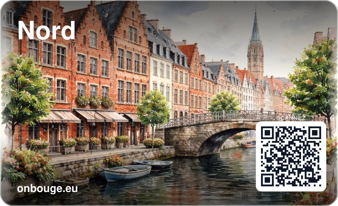 Aquarelle Nord — carte OnBouge avec QR