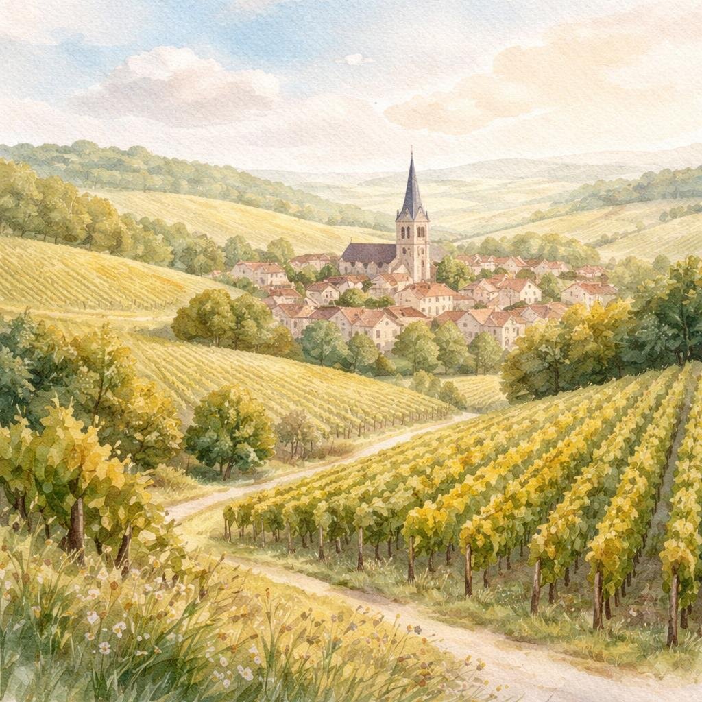 Aube — illustration départementale (aquarelle de la ville à venir)