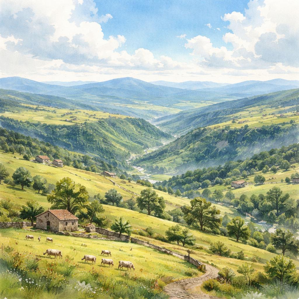 Lozère — illustration départementale (aquarelle de la ville à venir)