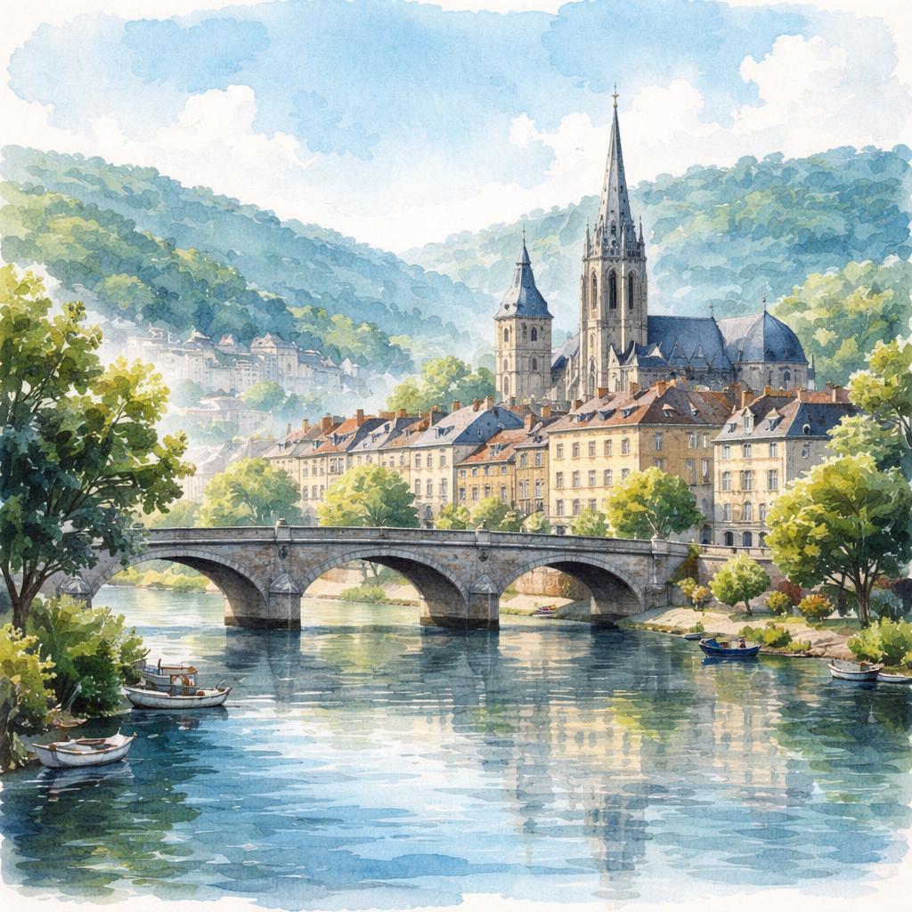 Meurthe-et-Moselle — illustration départementale (aquarelle de la ville à venir)