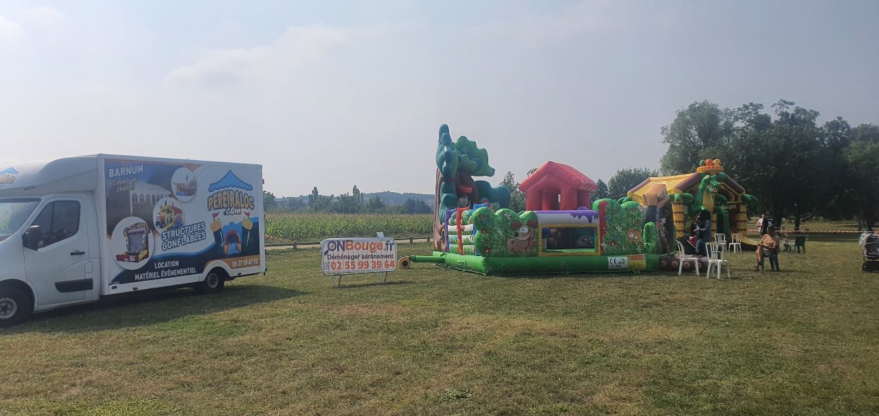 Châteaux gonflables & animations — week-end du 15 août