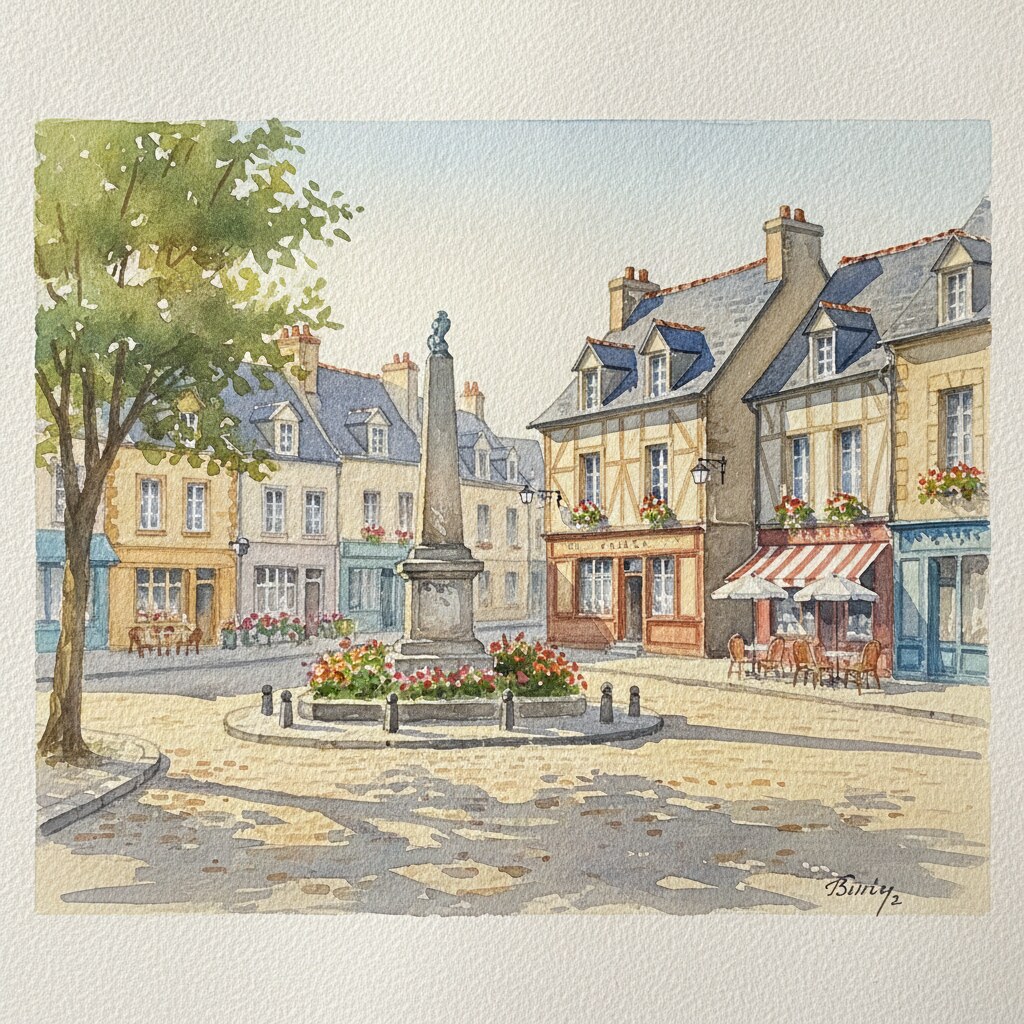 Brix — acuarela — Francia
