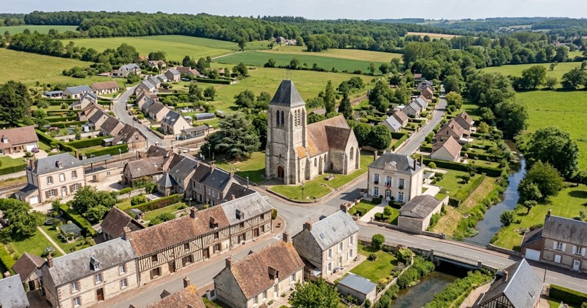 Bueil — aquarelle — France