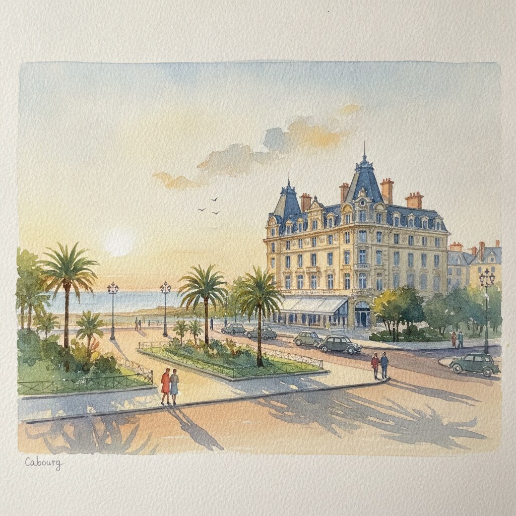 Cabourg — aquarelle — France