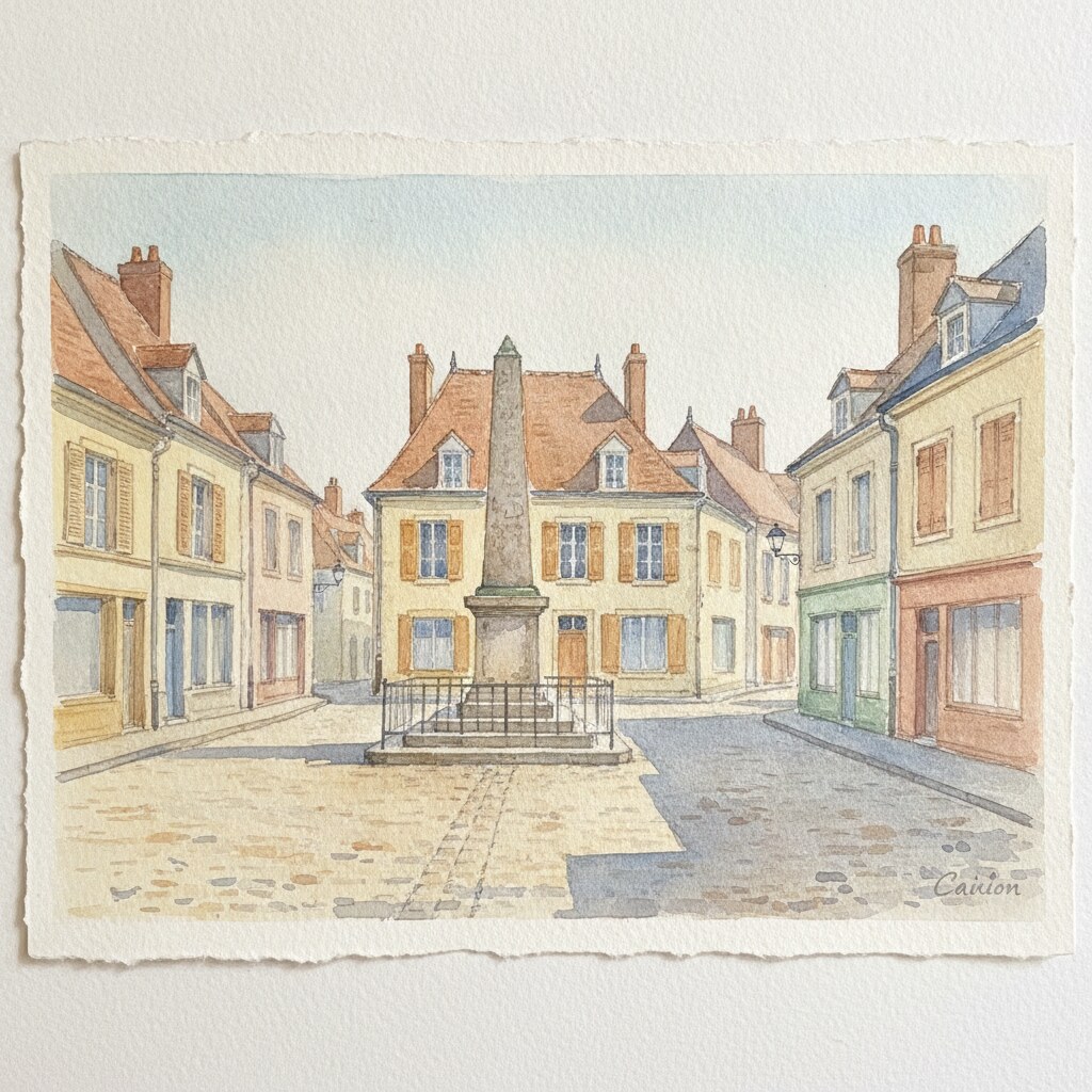 Cairon — acuarela — Francia
