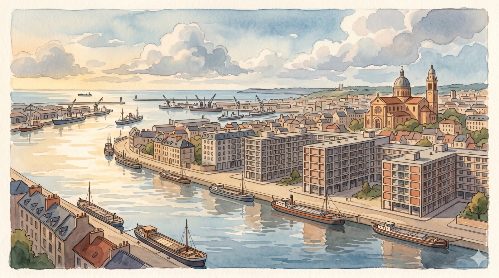 Champigny-sur-Marne — aquarelle — France