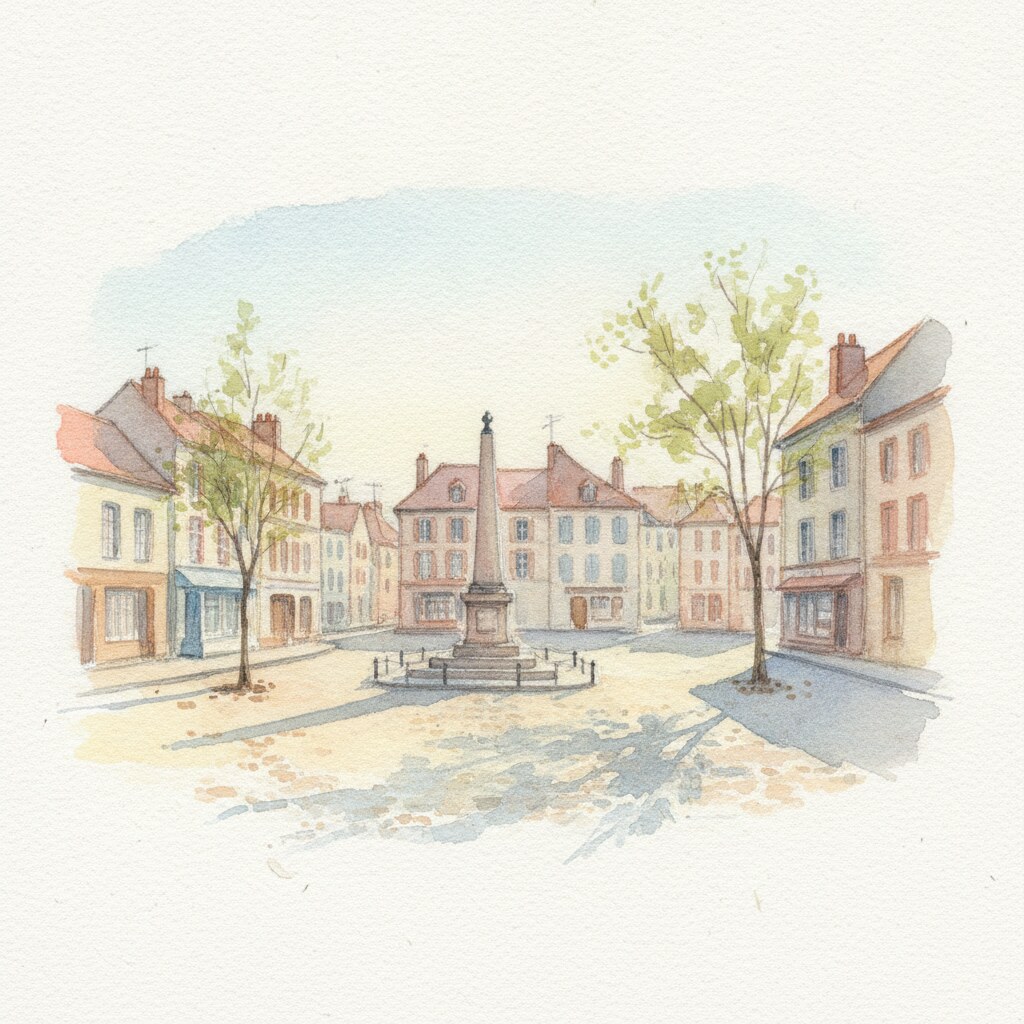 Élancourt — aquarelle — France